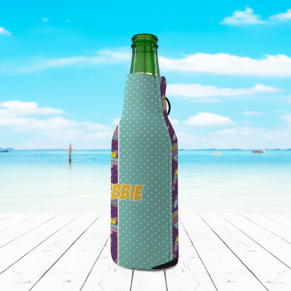 Pinata Birthday Zipper Bottle Cooler - LIFESTYLE