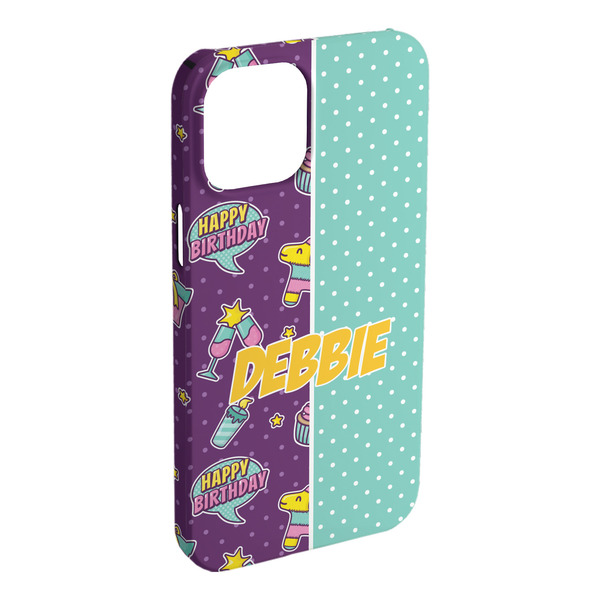 Custom Pinata Birthday iPhone Case - Plastic - iPhone 15 Plus (Personalized)
