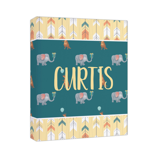 Custom Animal Friend Birthday Canvas Print - 11x14 (Personalized)