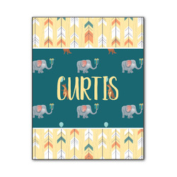 Animal Friend Birthday Wood Print - 11x14 (Personalized)