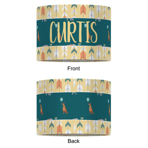 Animal Friend Birthday 12" Drum Lampshade - APPROVAL (Fabric)