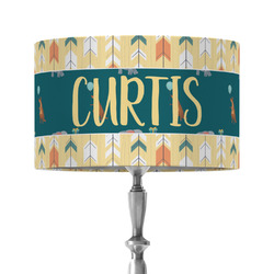 Animal Friend Birthday 12" Drum Lamp Shade - Fabric (Personalized)