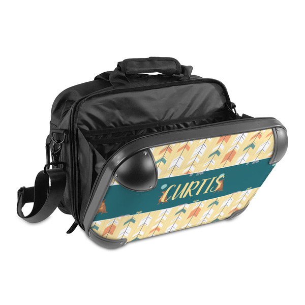 Animal Friend Birthday 15" Hard Shell Briefcase - Open