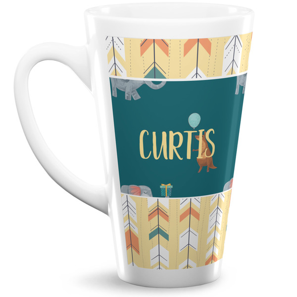 Custom Animal Friend Birthday 16 Oz Latte Mug (Personalized)