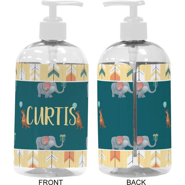 Animal Friend Birthday 16 oz Plastic Liquid Dispenser- Approval- White