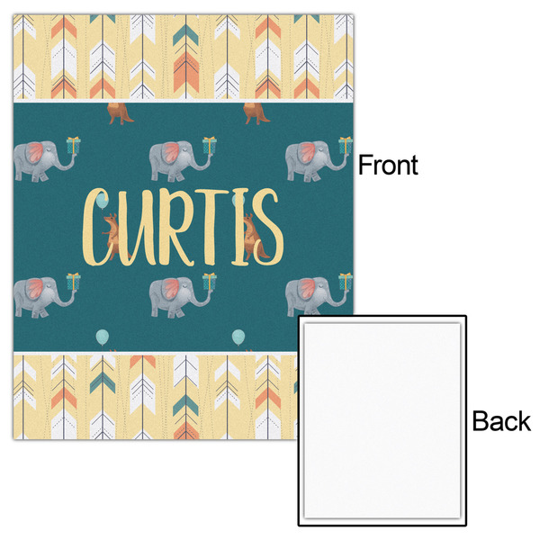 Animal Friend Birthday 16x20 - Matte Poster - Front & Back