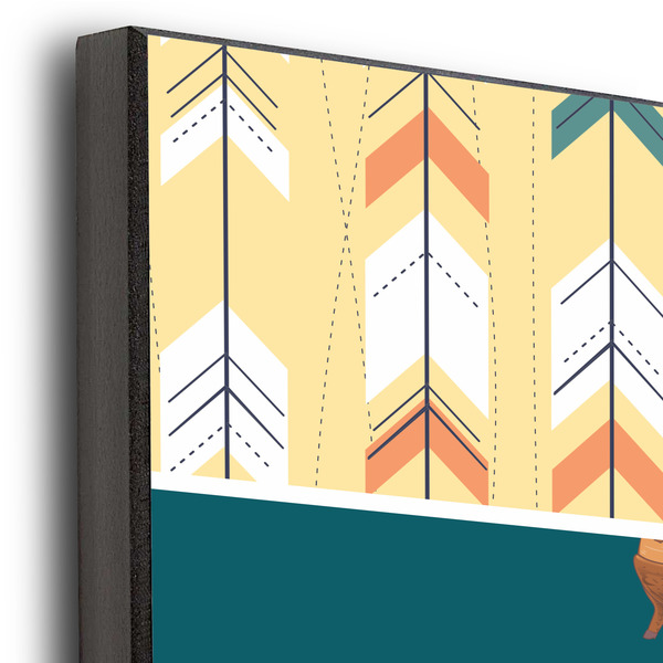 Animal Friend Birthday 16x20 Wood Print - Closeup