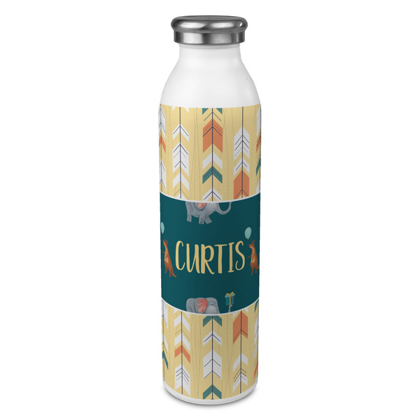Custom Animal Friend Birthday 20oz Stainless Steel Water Bottle - Full Print (Personalized)