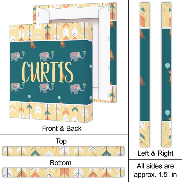 Animal Friend Birthday 20x24 - Canvas Print - Approval