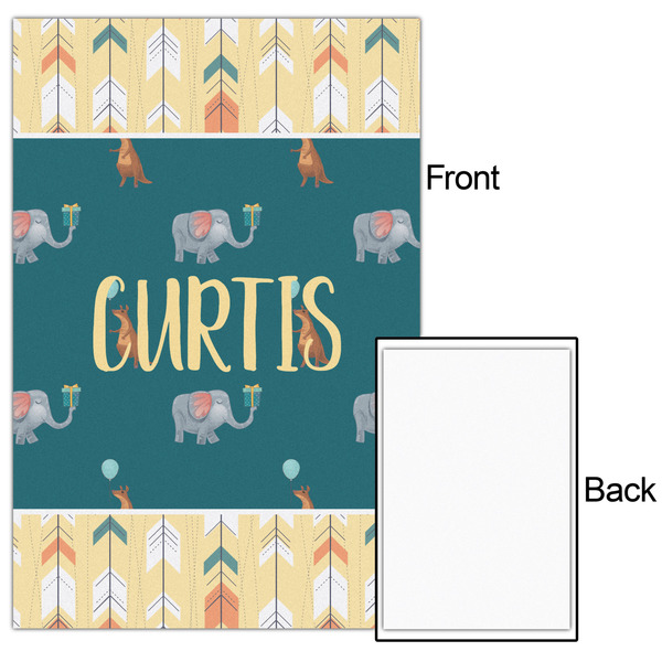 Animal Friend Birthday 20x30 - Matte Poster - Front & Back