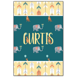 Animal Friend Birthday Wood Print - 20x30 (Personalized)