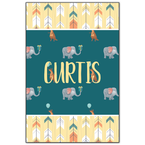 Custom Animal Friend Birthday Wood Print - 20x30 (Personalized)