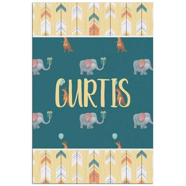 Custom Animal Friend Birthday Poster - Matte - 24x36 (Personalized)