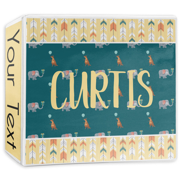 Custom Animal Friend Birthday 3-Ring Binder - 3 inch (Personalized)