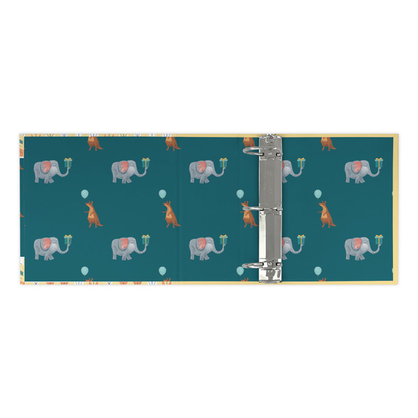 Animal Friend Birthday 3 Ring Binders - Full Wrap - 3" - OPEN INSIDE