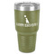 Animal Friend Birthday 30 oz Stainless Steel Ringneck Tumbler - Olive - Front