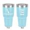 Animal Friend Birthday 30 oz Stainless Steel Ringneck Tumbler - Teal - Double Sided - Front & Back