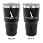 Animal Friend Birthday 30 oz Stainless Steel Tumbler - Black - Double Sided (Personalized)