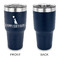 Animal Friend Birthday 30 oz Stainless Steel Ringneck Tumblers - Navy - Single Sided - APPROVAL