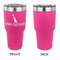 Animal Friend Birthday 30 oz Stainless Steel Ringneck Tumblers - Pink - Single Sided - APPROVAL