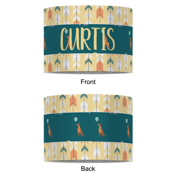 Animal Friend Birthday 8" Drum Lampshade - APPROVAL (Fabric)
