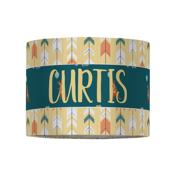 Animal Friend Birthday 8" Drum Lampshade - FRONT (Fabric)