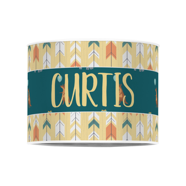 Animal Friend Birthday 8" Drum Lampshade - FRONT (Poly Film)