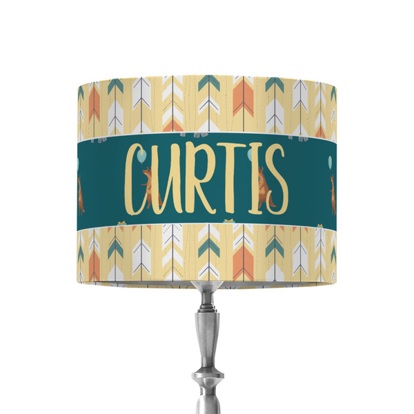Custom Animal Friend Birthday 8" Drum Lamp Shade - Fabric (Personalized)