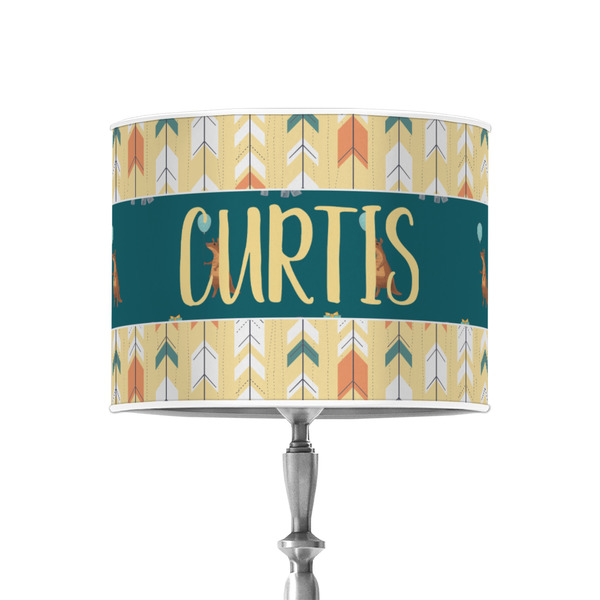 Animal Friend Birthday 8" Drum Lampshade - ON STAND (Poly Film)