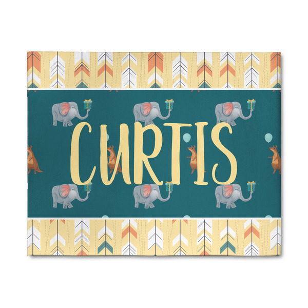 Custom Animal Friend Birthday 8' x 10' Indoor Area Rug (Personalized)