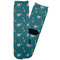 Animal Friend Birthday Adult Crew Socks - Single Pair - Front and Back