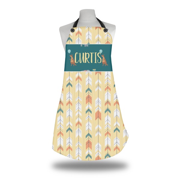 Animal Friend Birthday Apron on Mannequin