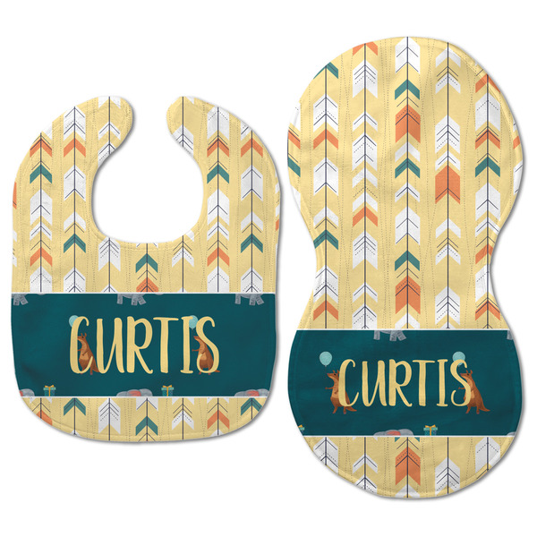 Animal Friend Birthday Baby Bib & Burp Set - Approval (new bib & burp)