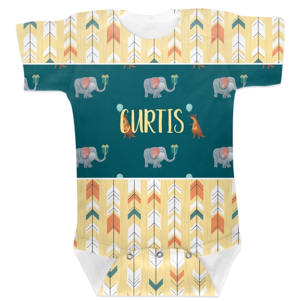 Custom Animal Friend Birthday Baby Bodysuit 3-6 (Personalized)