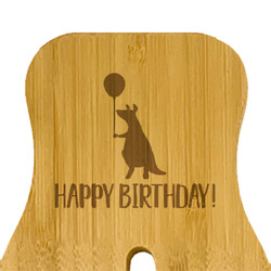 Animal Friend Birthday Bamboo Salad Mixing Hand (Personalized)