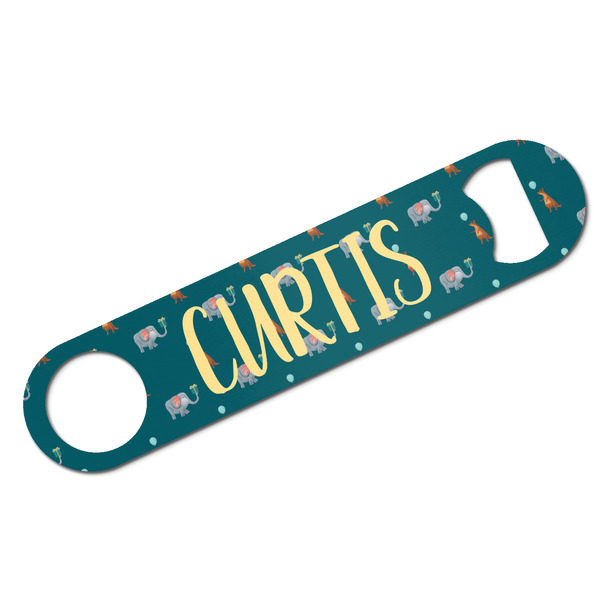 Custom Animal Friend Birthday Bar Bottle Opener w/ Name or Text