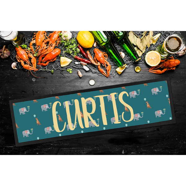 Animal Friend Birthday Bar Mat - Large - LIFESTYLE