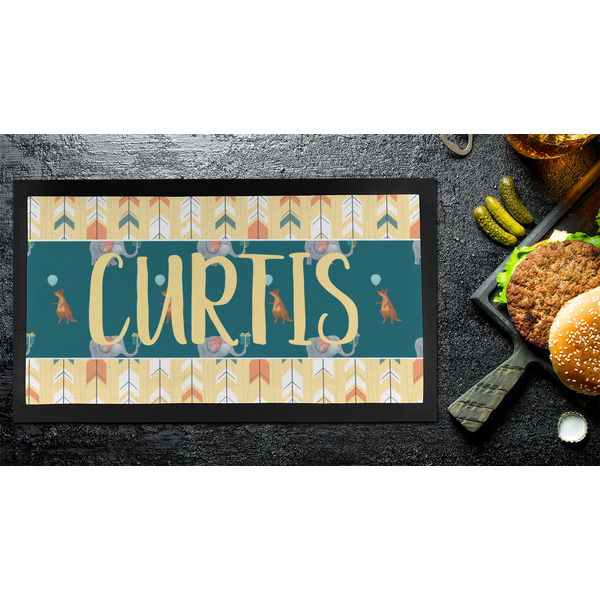 Animal Friend Birthday Bar Mat - Small - LIFESTYLE