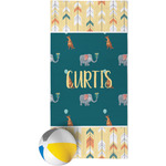 Animal Friend Birthday Beach Towel (Personalized)