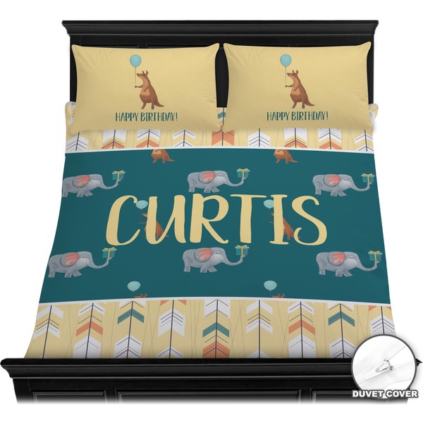 Animal Friend Birthday Bedding Set (Queen) - Duvet