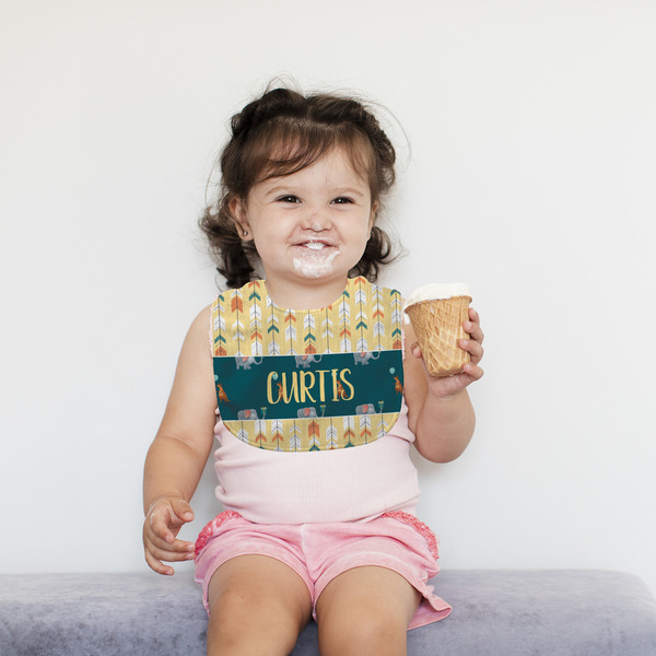 Animal Friend Birthday Bib Lifestyle Girl