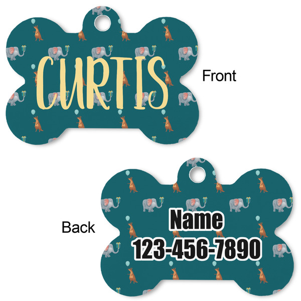 Animal Friend Birthday Bone Shaped Dog ID Tag - Large - Approval