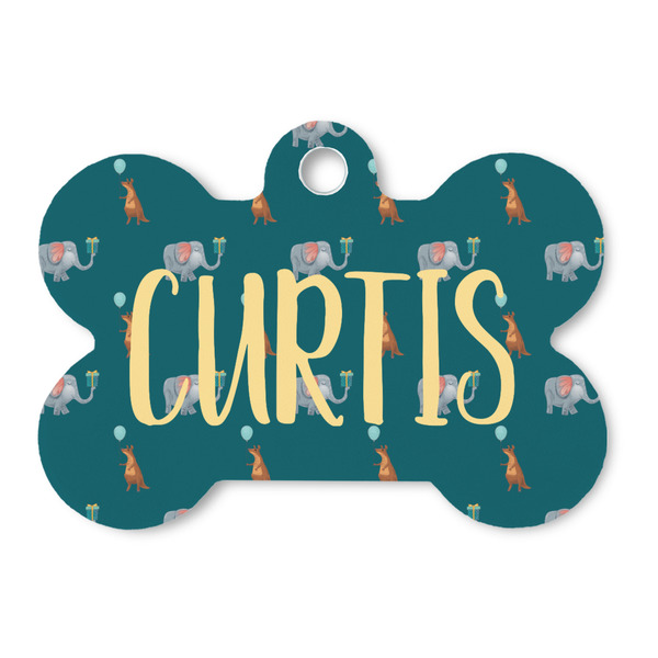 Custom Animal Friend Birthday Bone Shaped Dog ID Tag (Personalized)