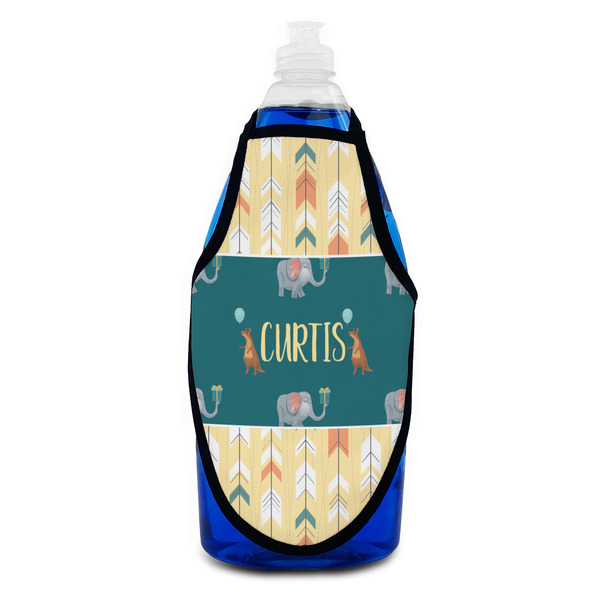 Animal Friend Birthday Bottle Apron - Soap - FRONT