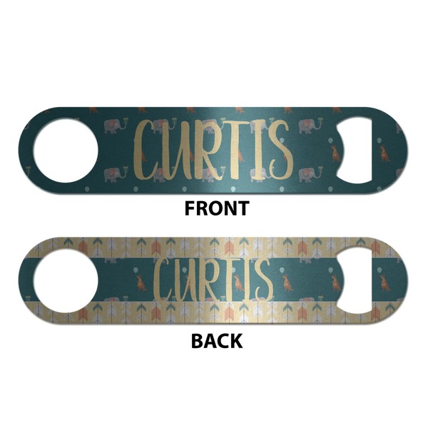 Animal Friend Birthday Bottle Opener - Front & Back