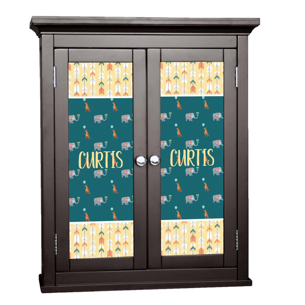 Custom Animal Friend Birthday Cabinet Decal - Small (Personalized)