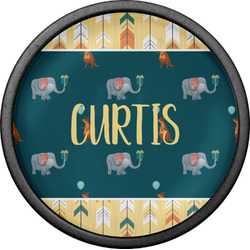 Animal Friend Birthday Cabinet Knob (Black) (Personalized)