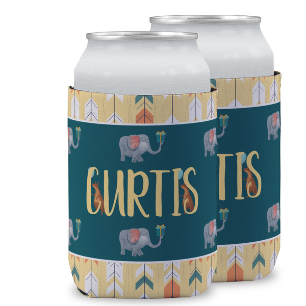 Custom Animal Friend Birthday Can Cooler (12 oz) w/ Name or Text