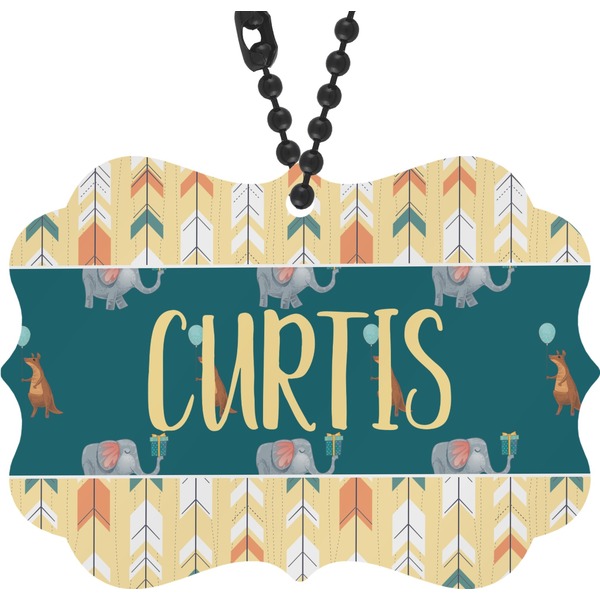 Custom Animal Friend Birthday Rear View Mirror Charm (Personalized)