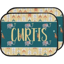 Animal Friend Birthday Car Floor Mats (Back Seat) (Personalized)